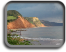 Looking east from Sidmouth, Devon, UK Looking east from Sidmouth, Devon, UK