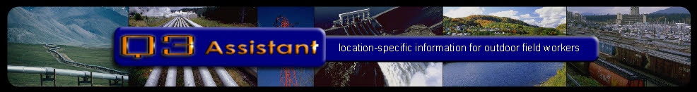 Q3 Assistant, location-specific information for outdoor fieldworkers